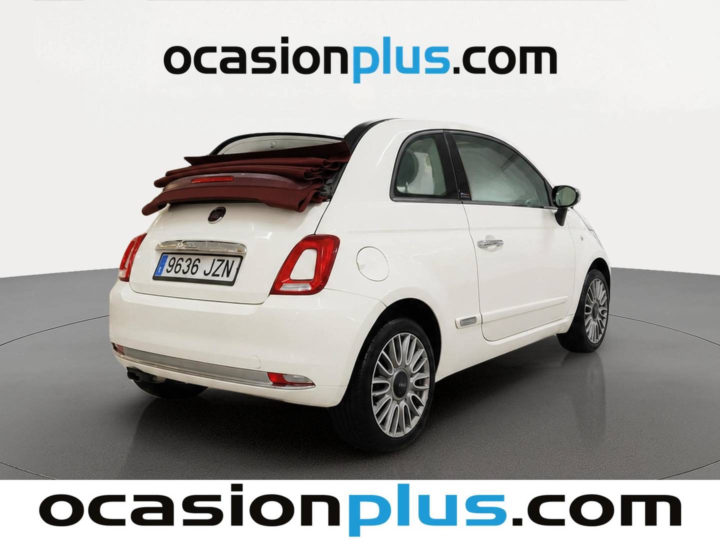 Foto trasera Fiat 500C Fiat 500C 1.2 8v Cabrio Lounge (69 CV) derecha