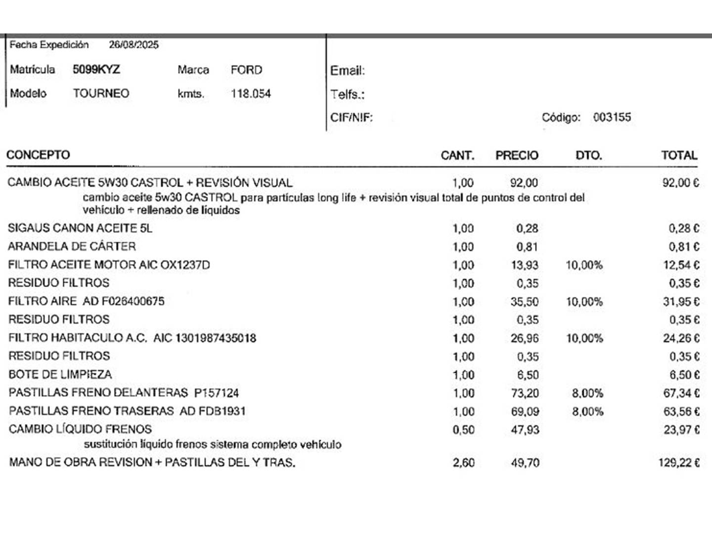 Foto Ford Transit Connect Ford Transit Connect 1.5 TDCI Trend 220 L1 (100 CV)