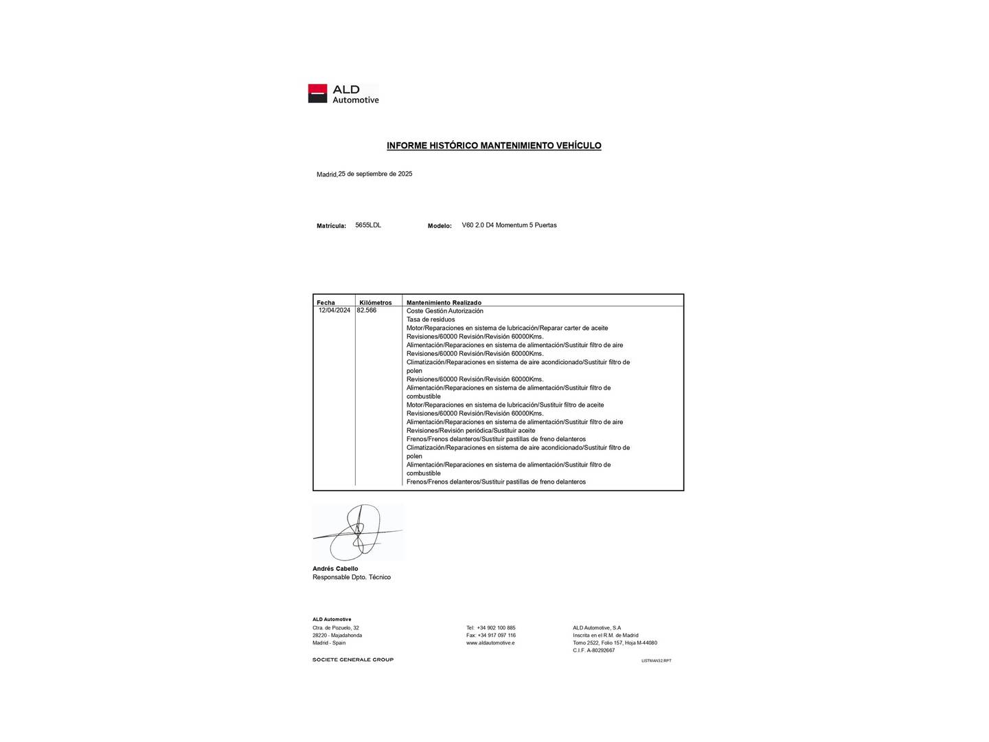 Foto Volvo V60 Volvo V60 D4 Momentum (190 CV)