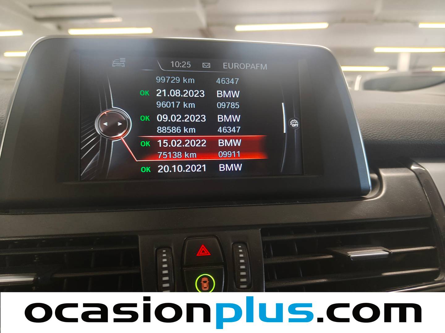 Foto del mantenimiento del BMW Serie 2 Active Tourer BMW Serie 2 216d Active Tourer (116 CV)