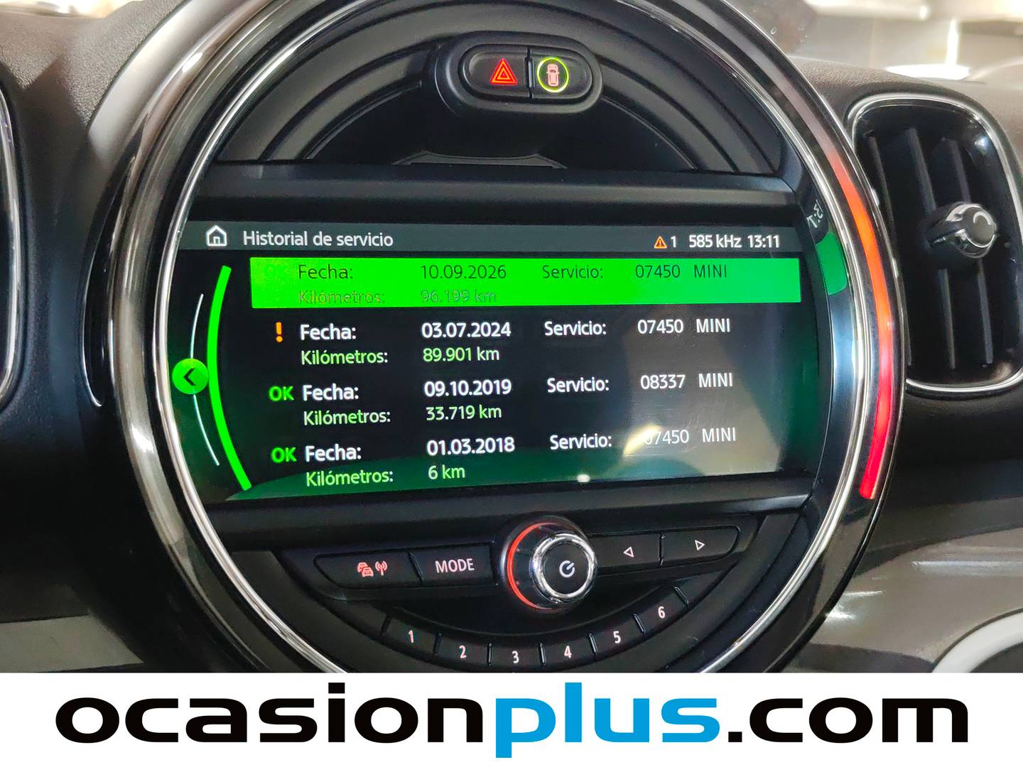 Foto del mantenimiento del Mini Countryman Mini MINI Countryman Cooper S E ALL4 (224 CV)