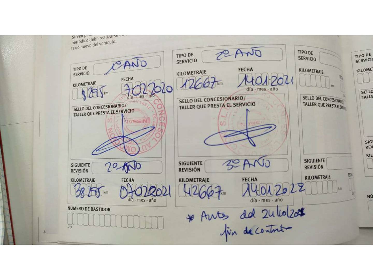 Foto del mantenimiento del Nissan JUKE Nissan Juke G Acenta (112 CV)