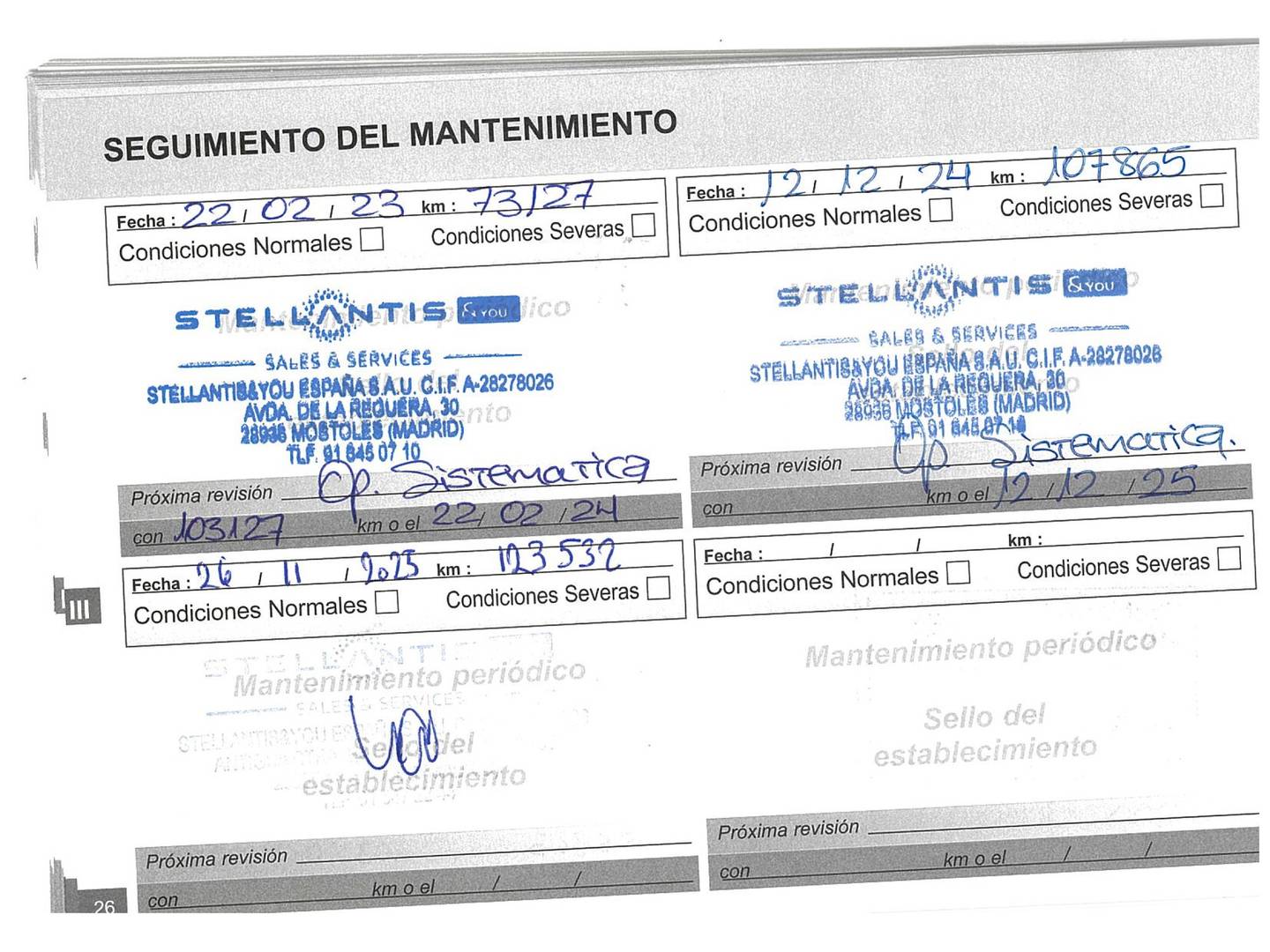 Foto del mantenimiento del Peugeot 3008 Peugeot 3008 BlueHDI 130 S&S Allure (130 CV)