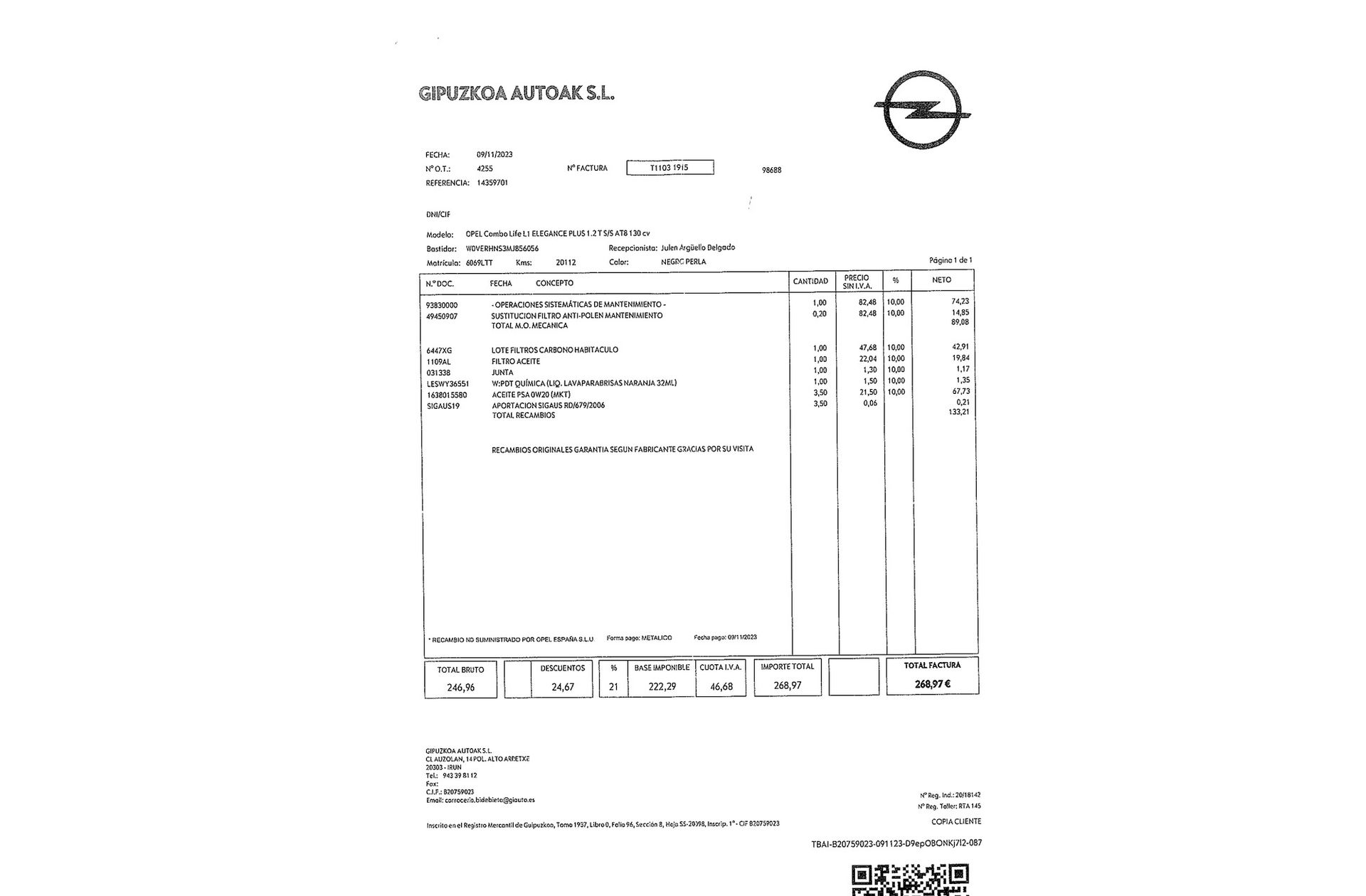 Opel Combo 1.2 T Elegance Plus L - foto 19