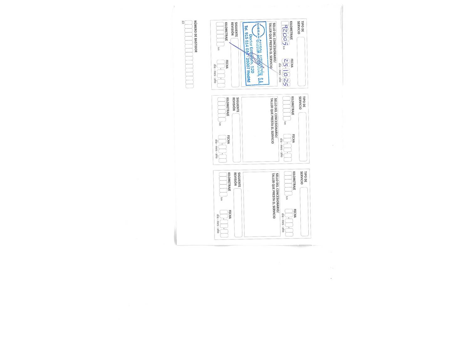 Foto del mantenimiento del Nissan QASHQAI Nissan Qashqai DIG-T (140 CV) E6D N-CONNECTA