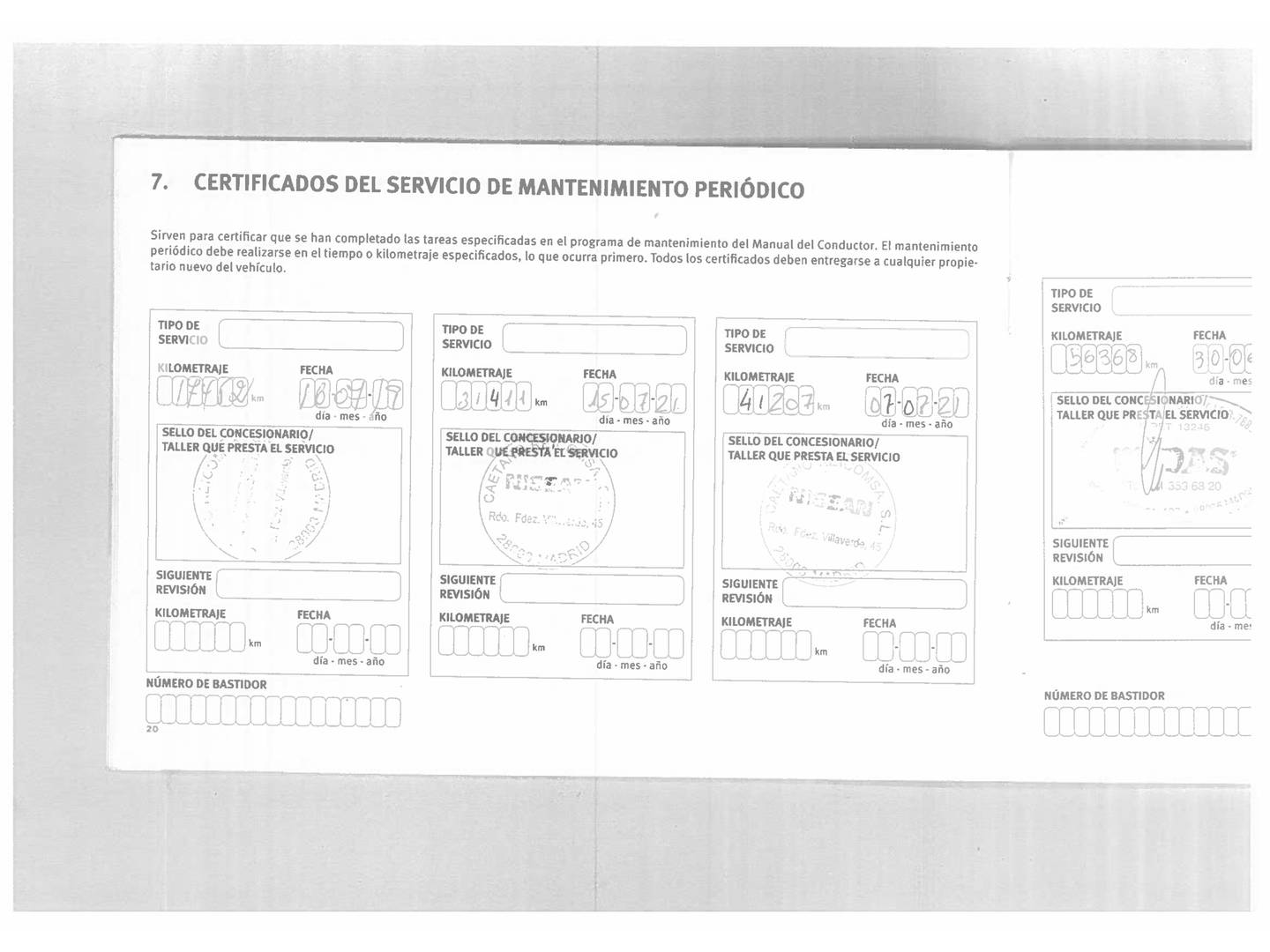Foto del mantenimiento del Nissan QASHQAI Nissan Qashqai DIG-T 163 Acenta (163 CV)