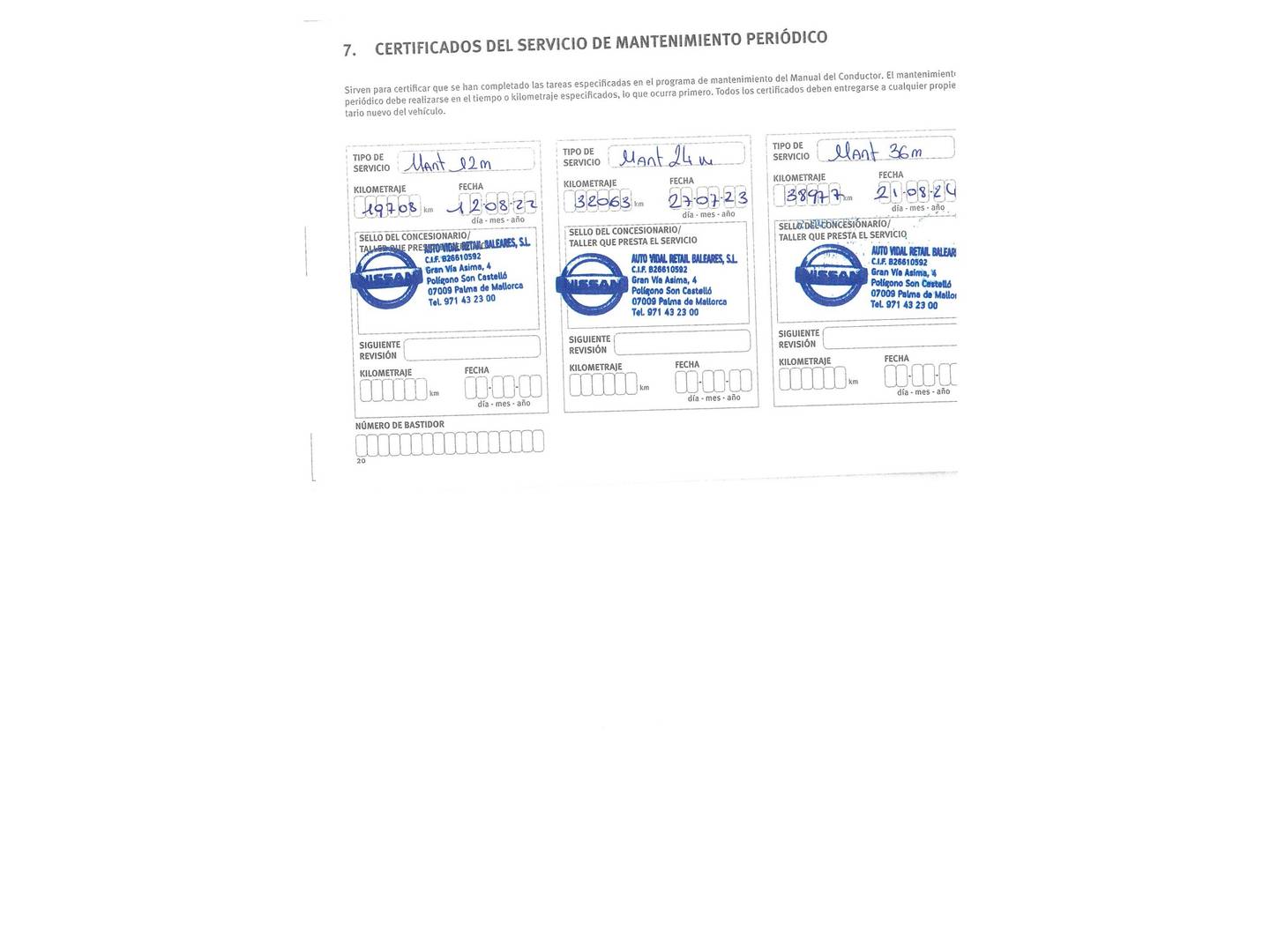 Foto del mantenimiento del Nissan QASHQAI Nissan Qashqai DIG-T 160 N-Connecta 4x2 DCT (160 CV)