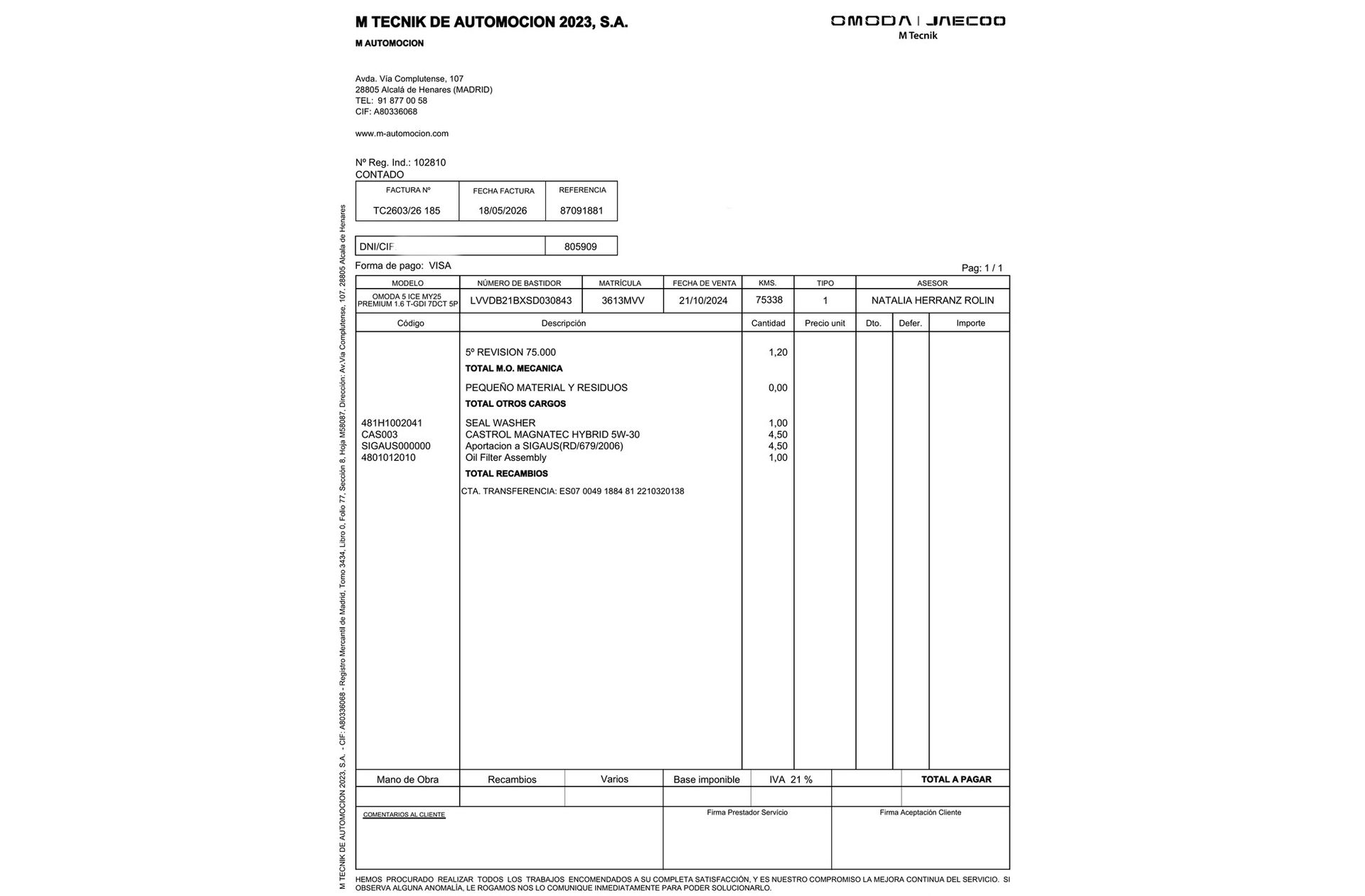 Omoda 5 1.6 T-GDi Premium - foto 23