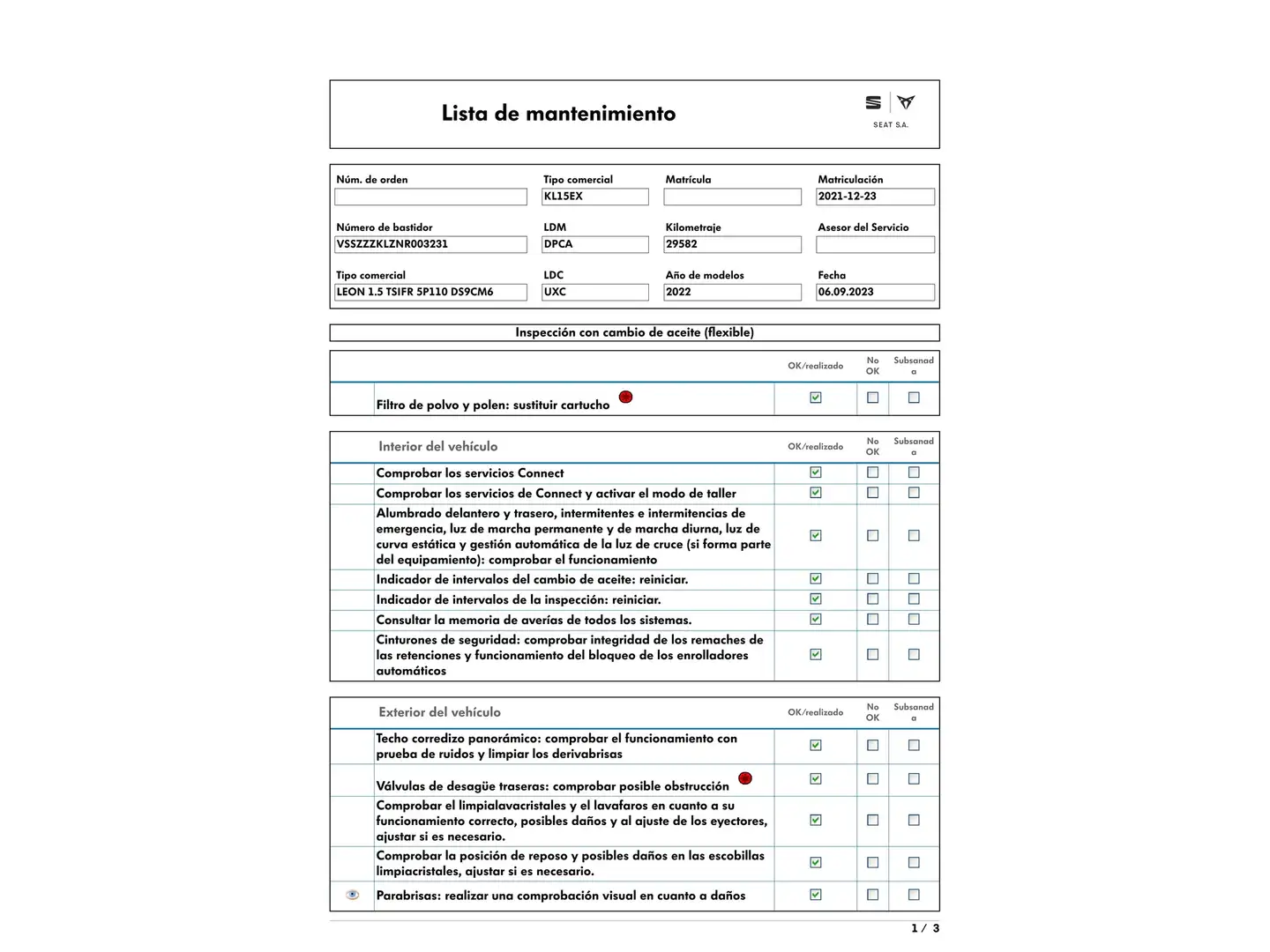 Foto Seat León SEAT León 1.5 TSI S&S FR Go L (150 CV)