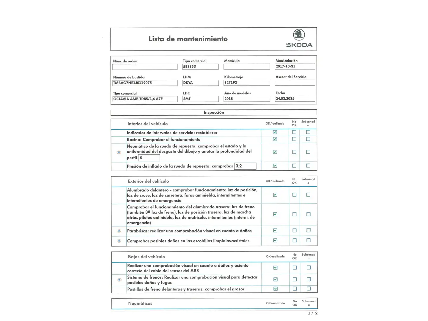 Foto Skoda Octavia Skoda Octavia 1.6 TDI CR Ambition DSG (115 CV)