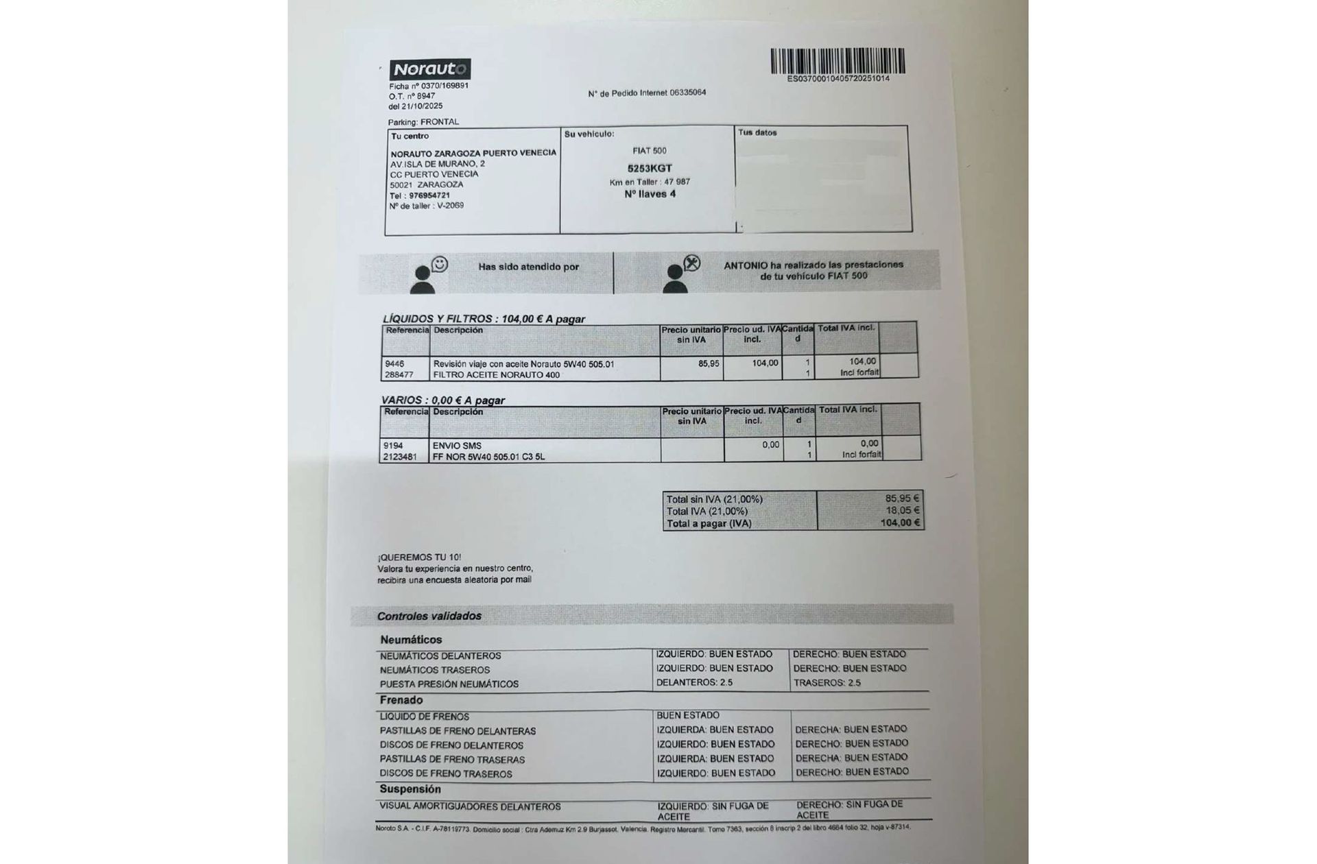 Fiat 500 1.2 Lounge - foto 20