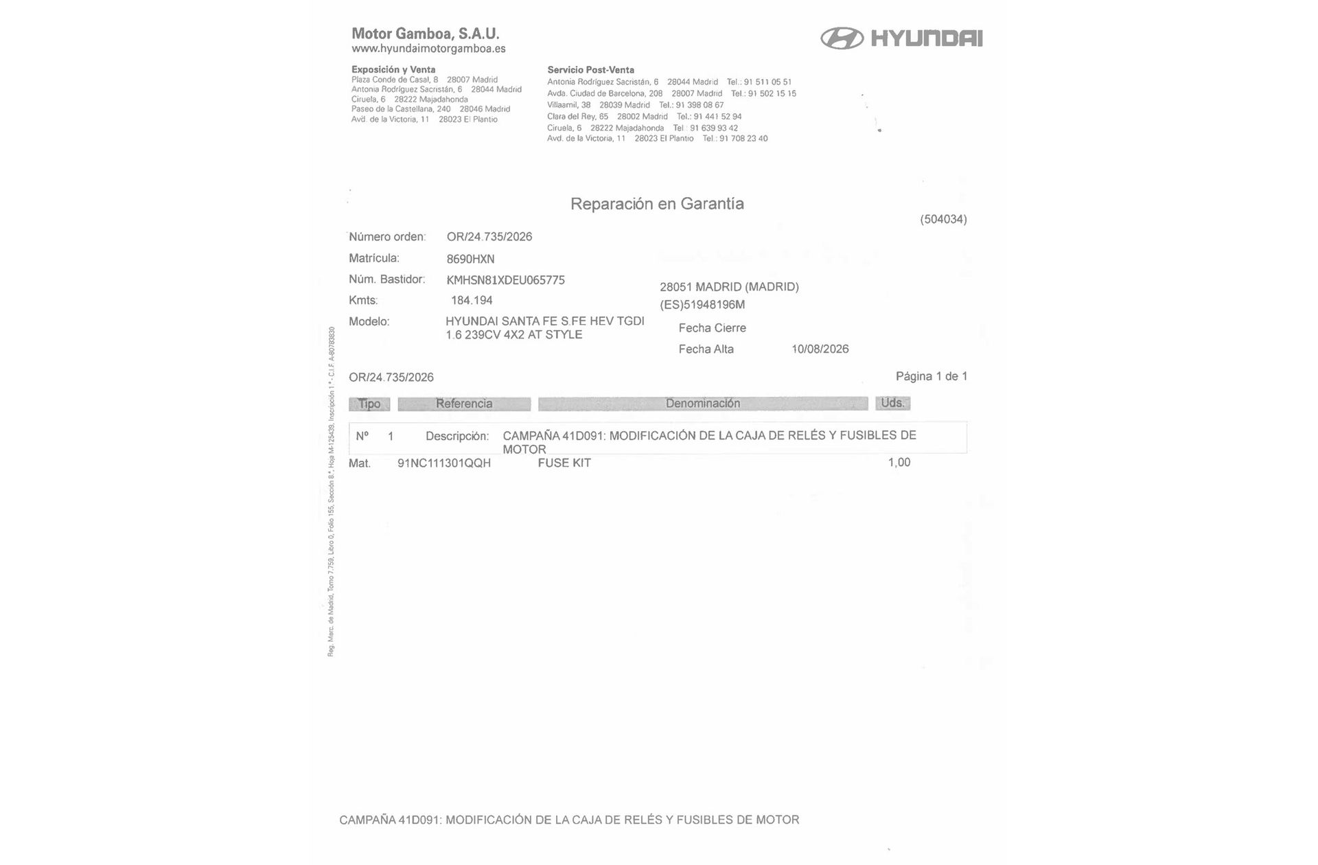 Hyundai Grand Santa Fe 2.2 CRDi Style 4x4 7 plazas - foto 26