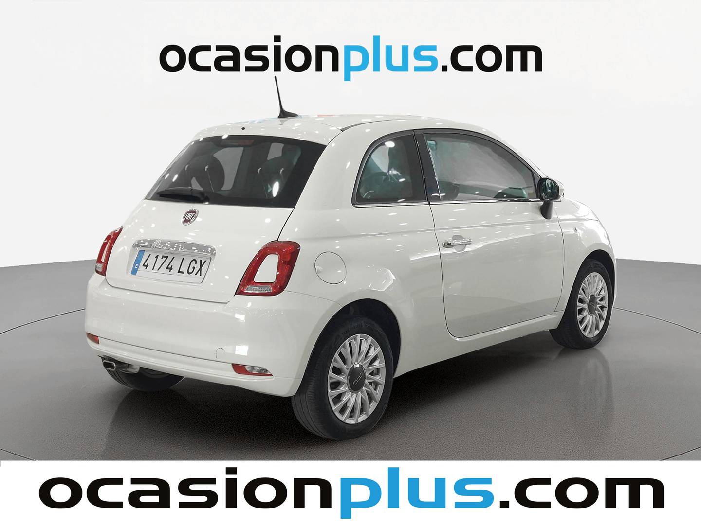 Foto trasera Fiat 500 Fiat 500 1.2 8v Lounge (69 CV) derecha