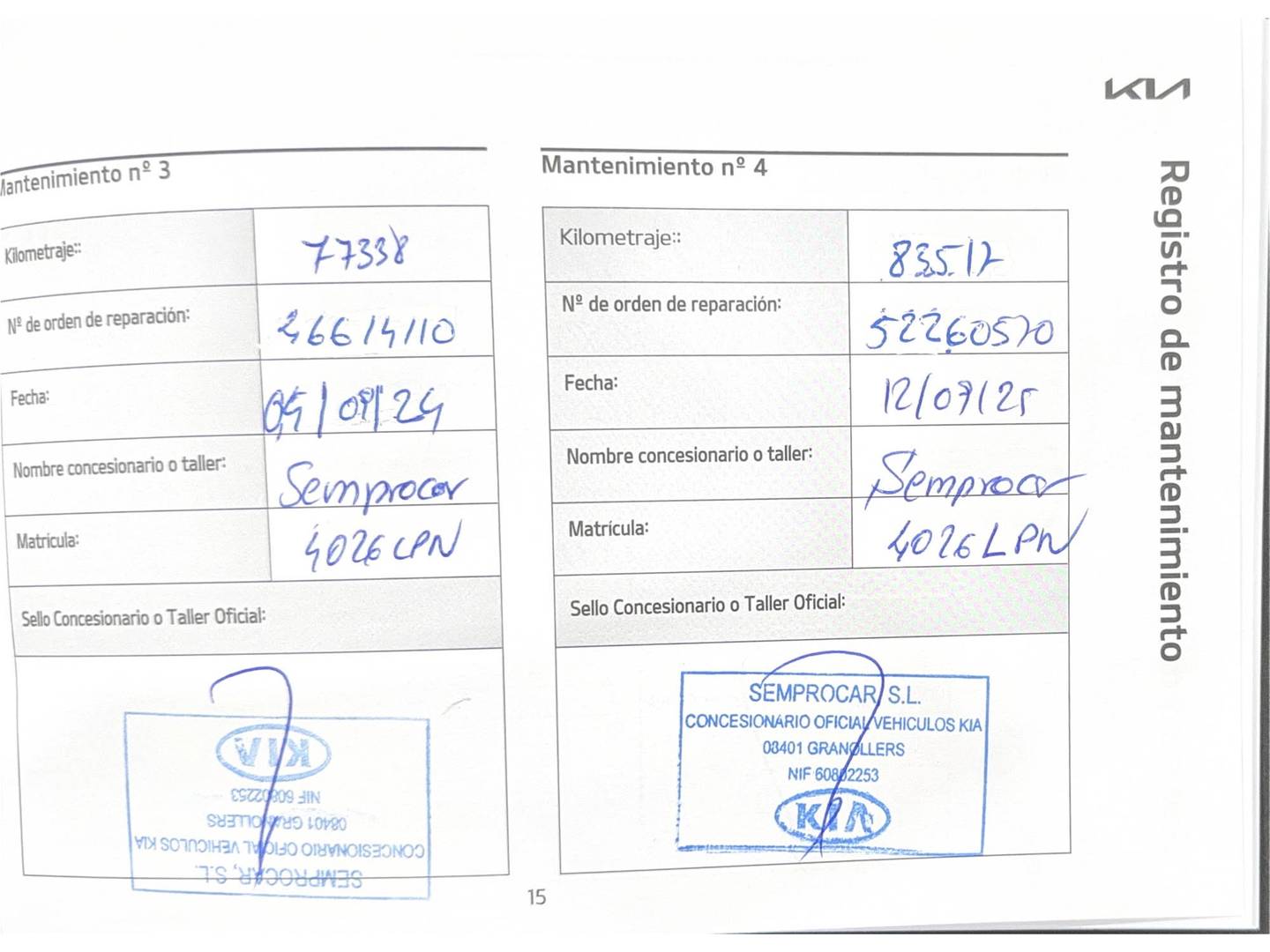 Foto del mantenimiento del KIA Stonic KIA Stonic 1.0 T-GDi MHEV Drive iMT (100 CV)