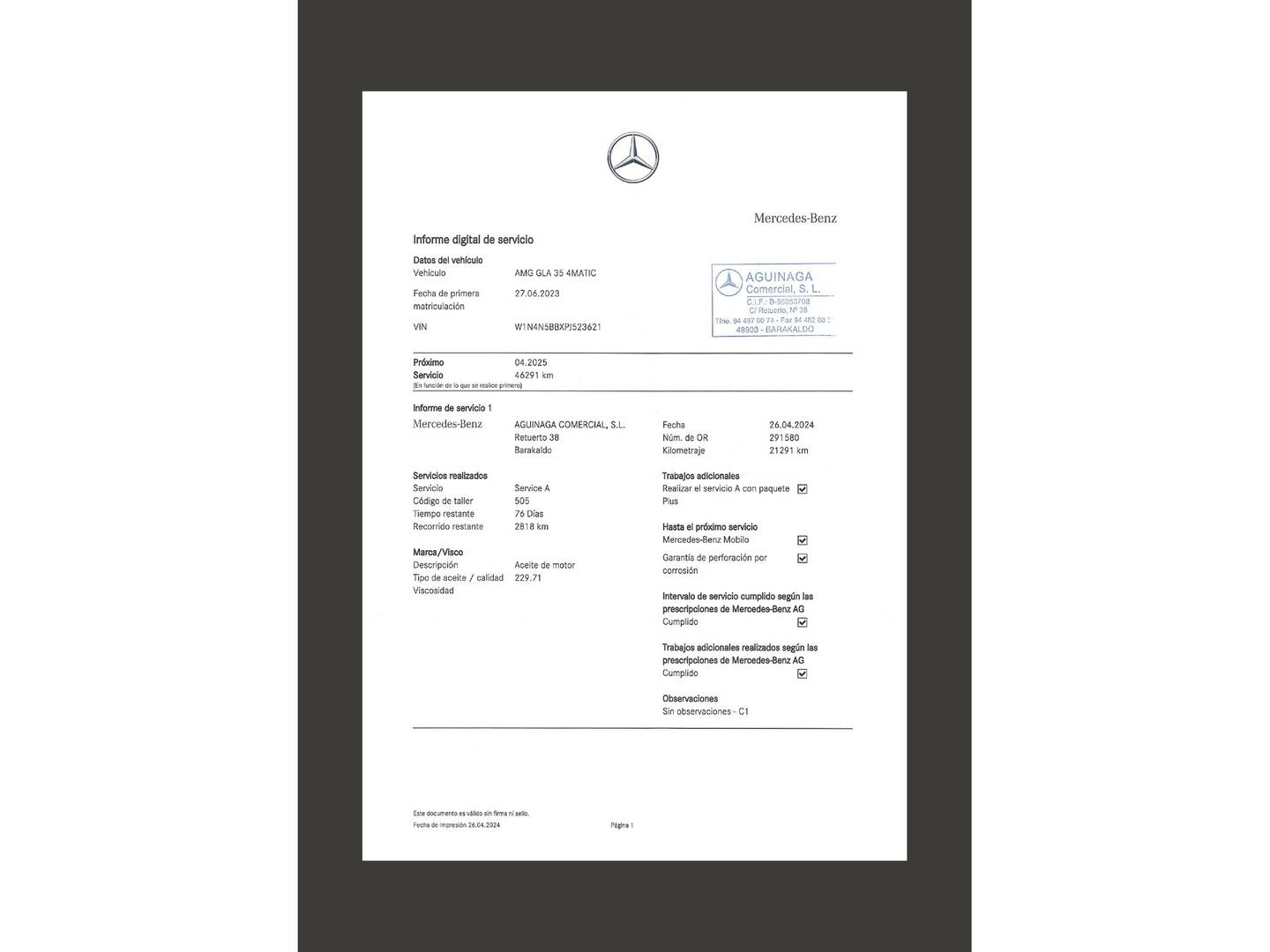 Foto Mercedes GLA Mercedes-Benz GLA AMG 35 4Matic (306 CV) Pack AMG 4x4