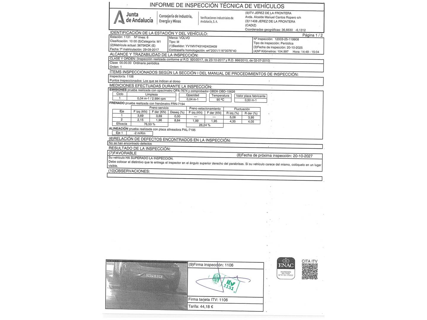 Foto Volvo V40 Volvo V40 D2 Momentum(120 CV)