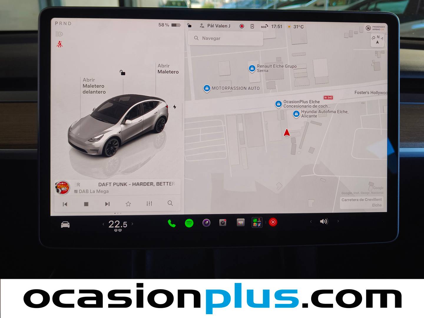 Equipamiento del Tesla Model Y Tesla Model Y Gran Autonomía 4WD (514 CV)