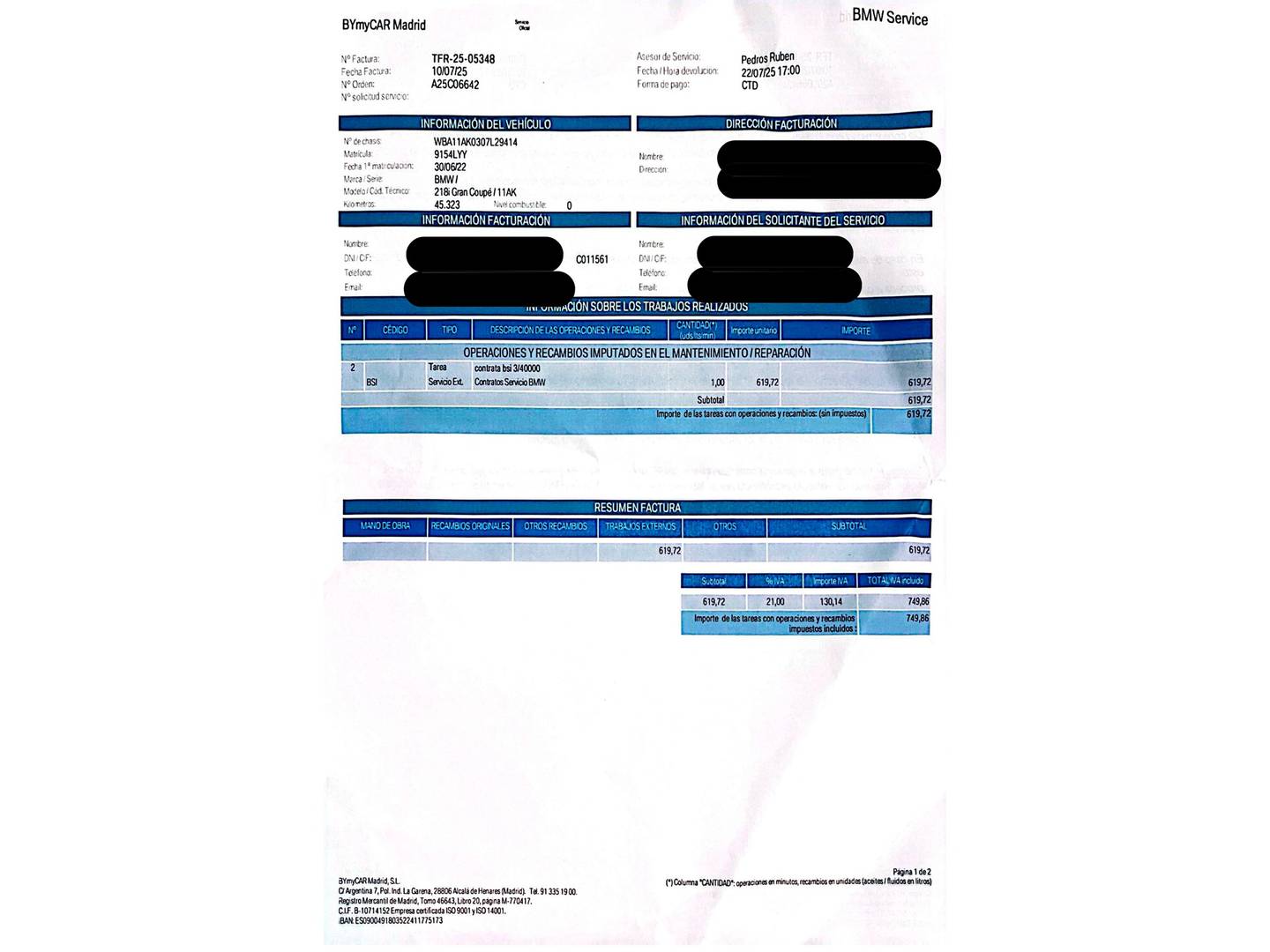 BMW Serie 2 BMW Serie 2 218i Gran Coupe (136 CV) 2022