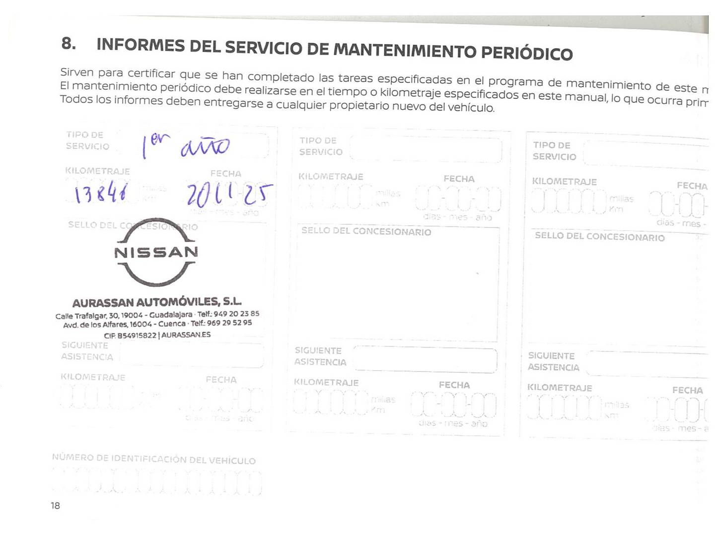 Foto del mantenimiento del Nissan QASHQAI Nissan Qashqai E-POWER N-Design (190 CV)