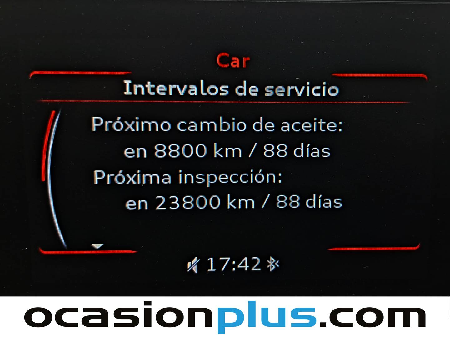 Foto del mantenimiento del Audi A3 Audi A3 Sportback Attraction 1.4 TFSI (125 CV) S tronic