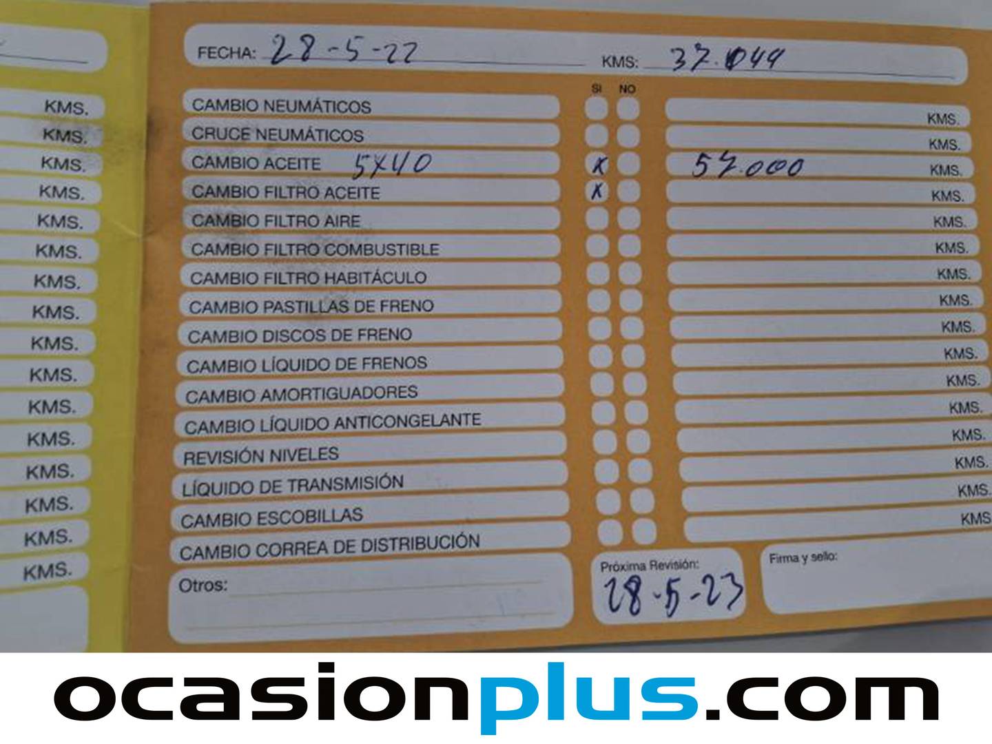 Foto del mantenimiento del Hyundai i20 Hyundai i20 1.2 MPI Fresh (84 CV)