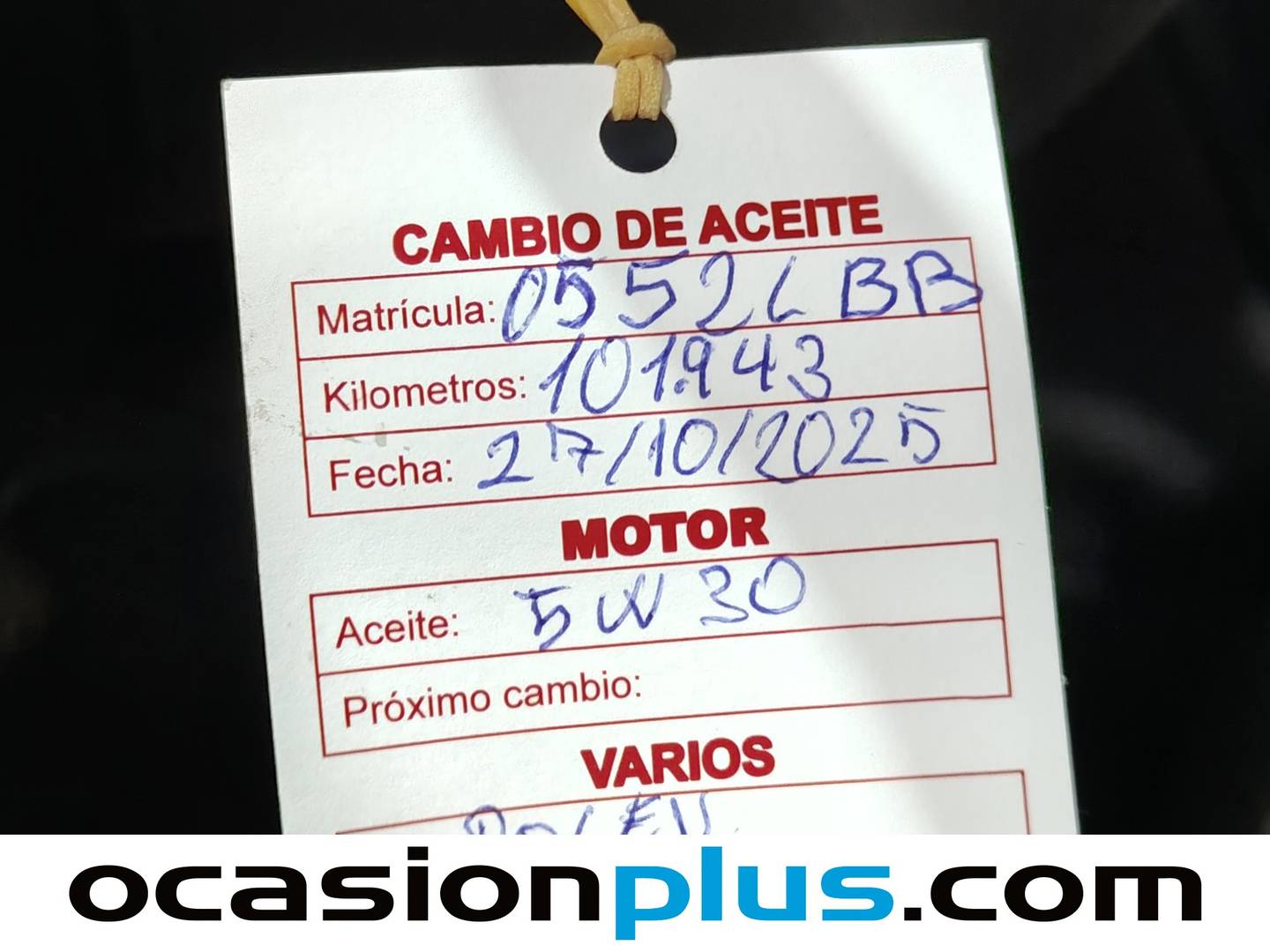 Foto del mantenimiento del Volkswagen T-Roc Volkswagen T-Roc Edition 1.6 TDI (115 CV)