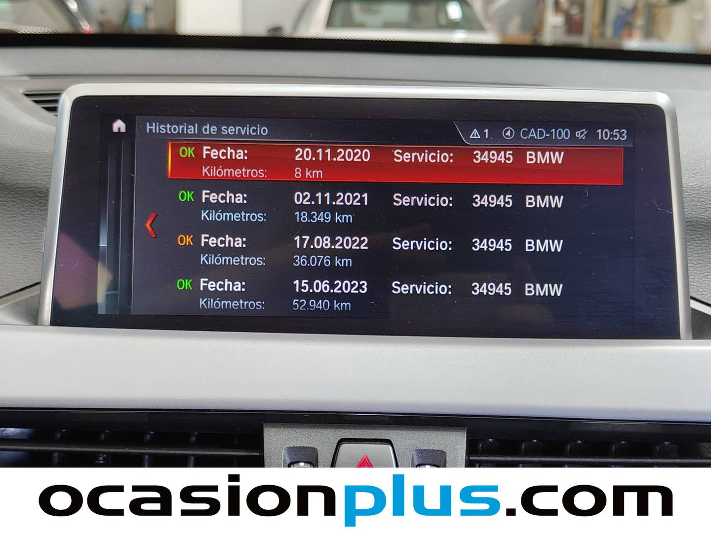 Foto del mantenimiento del BMW X1 BMW X1 sDrive18d (150 CV)