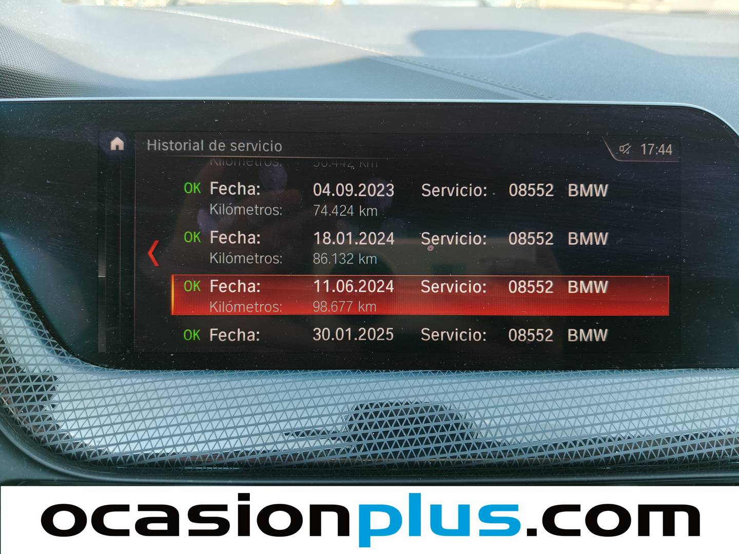 Foto del mantenimiento del BMW Serie 1 BMW Serie 1 116d (116 CV)