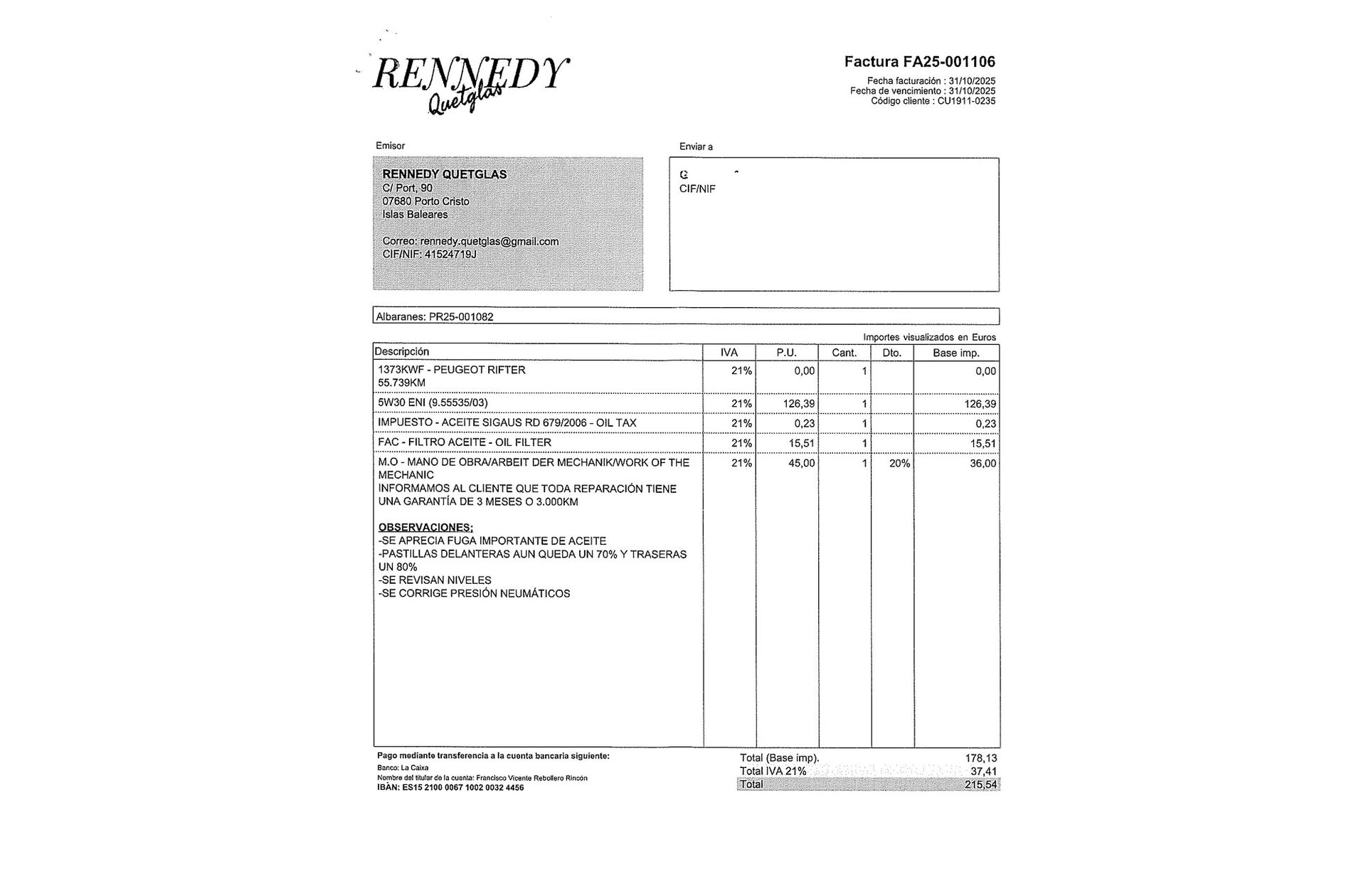 Peugeot Rifter BlueHDi 130 Allure Long 7 plazas - foto 19
