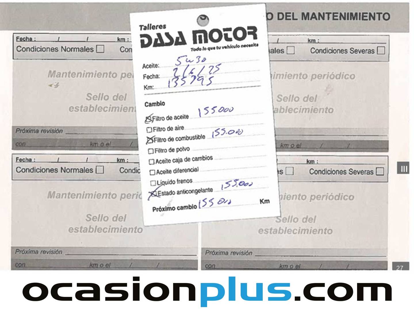 Foto del mantenimiento del Peugeot 3008 Peugeot 3008 BlueHDI 130 S&S Active EAT8 (130 CV)