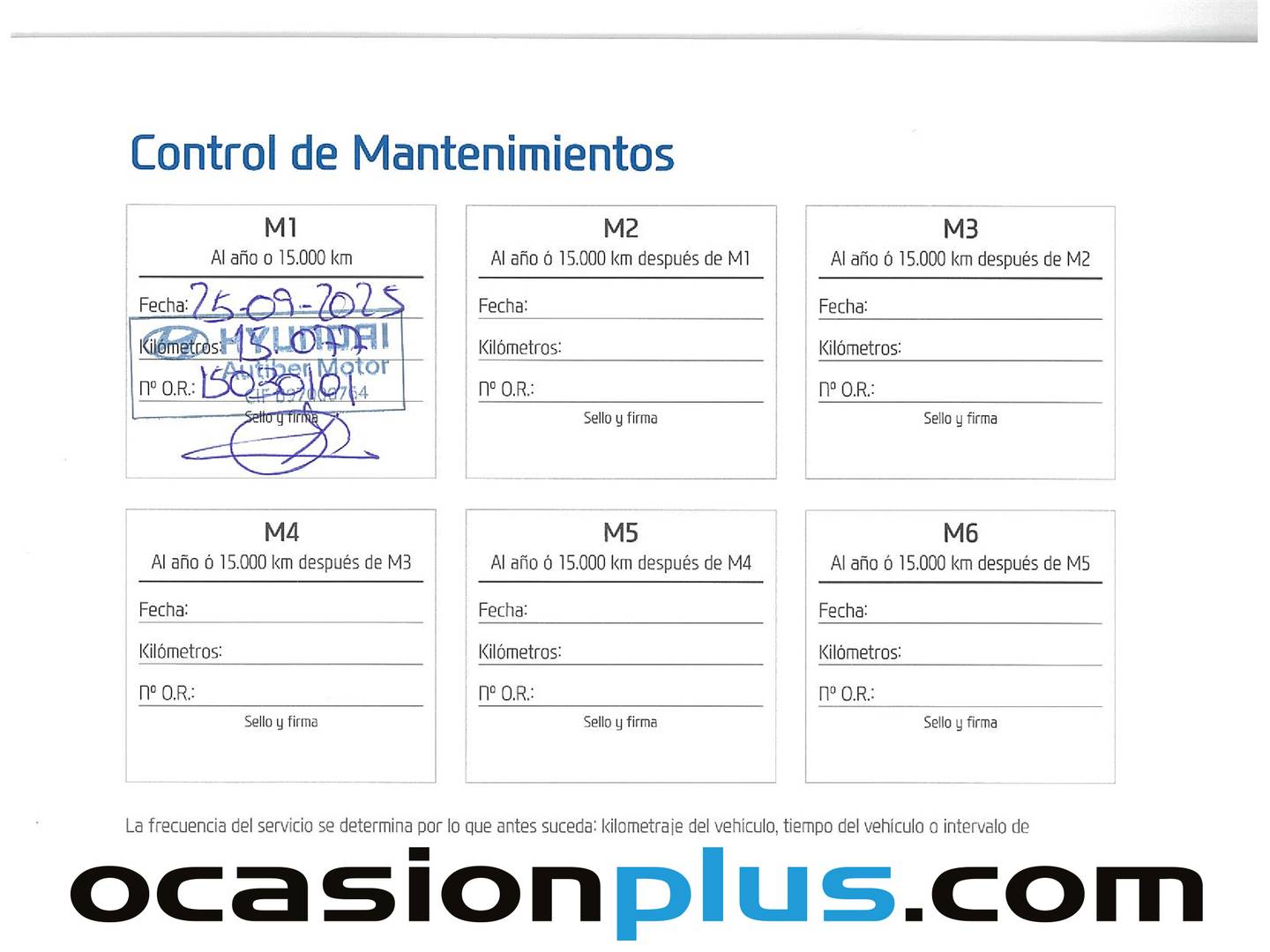 Foto del mantenimiento del Hyundai Tucson Hyundai Tucson 1.6 CRDI 48V Maxx (136 CV)