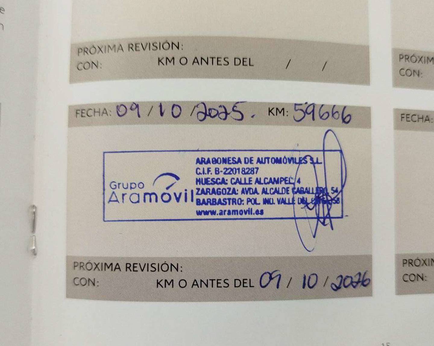 Foto del mantenimiento del DS DS 7 Crossback DS DS7 Crossback BlueHDi 130 So Chic Auto (130 CV)