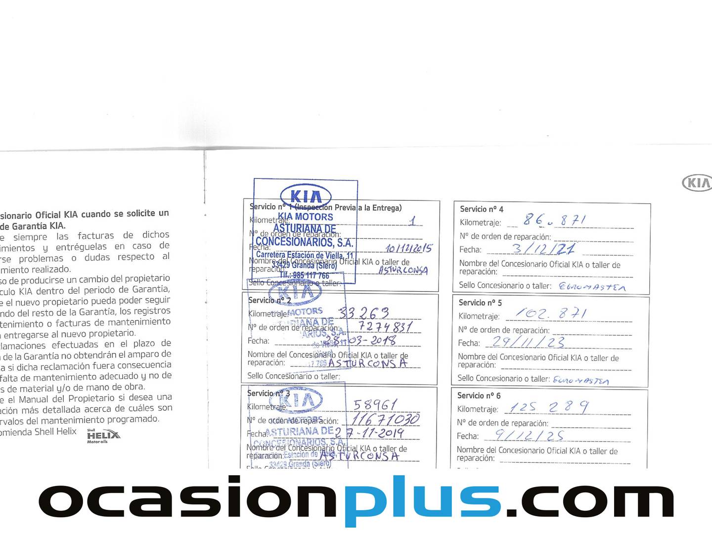 Foto del mantenimiento del KIA Carens KIA Carens 1.7 CRDi VGT Eco-Dynam x-Tech (115 CV) 7 PLAZAS