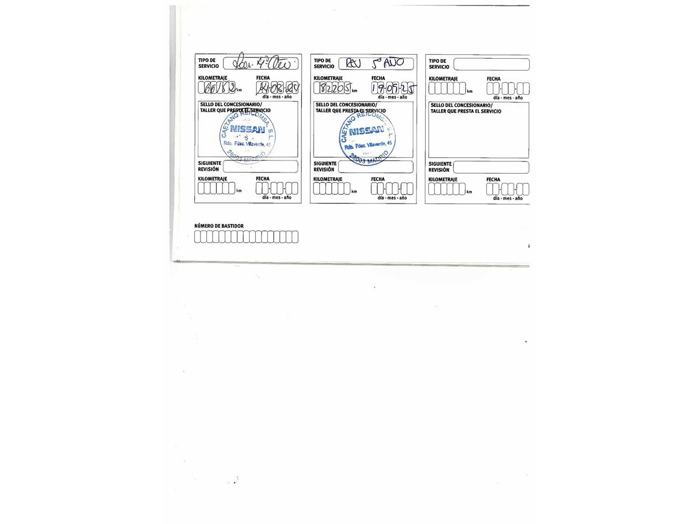 Foto del mantenimiento del Nissan Micra Nissan Micra 1.5 dCi S&S N-Connecta (90 CV)