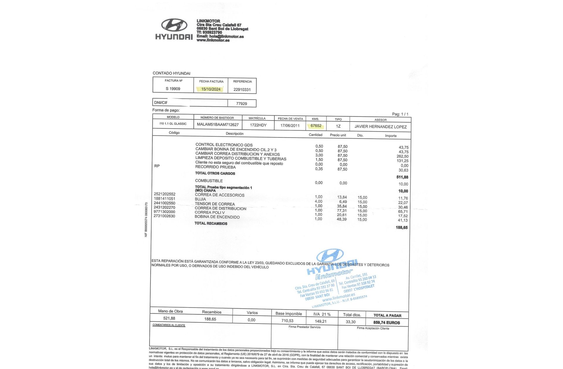 Hyundai i10 1.1 GL Classic AA - foto 17