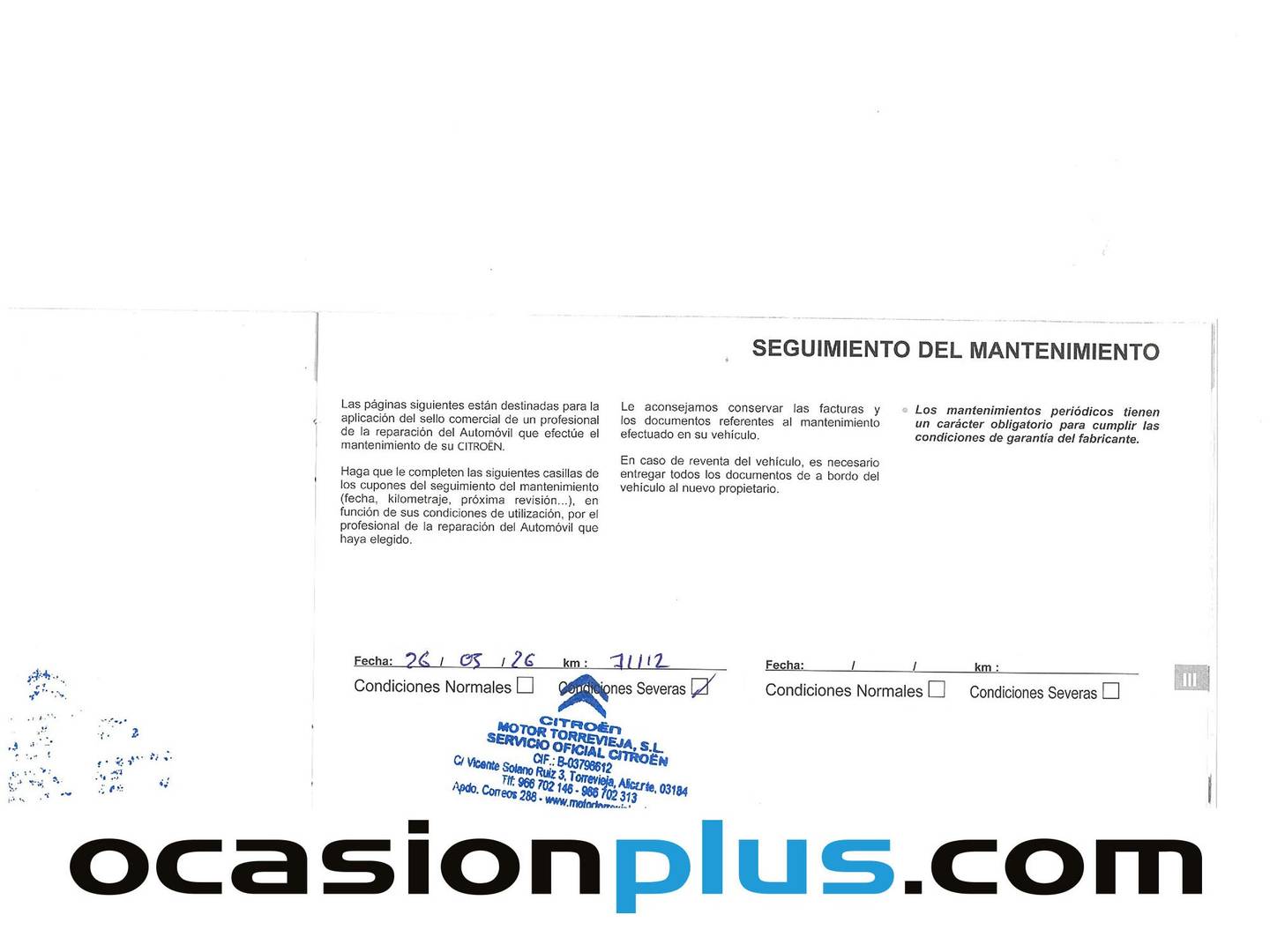 Foto del mantenimiento del Citroën Grand C4 Picasso Citroën Grand C4 Picasso PureTech 130 6v S&S Feel (130 CV) 7 Plazas