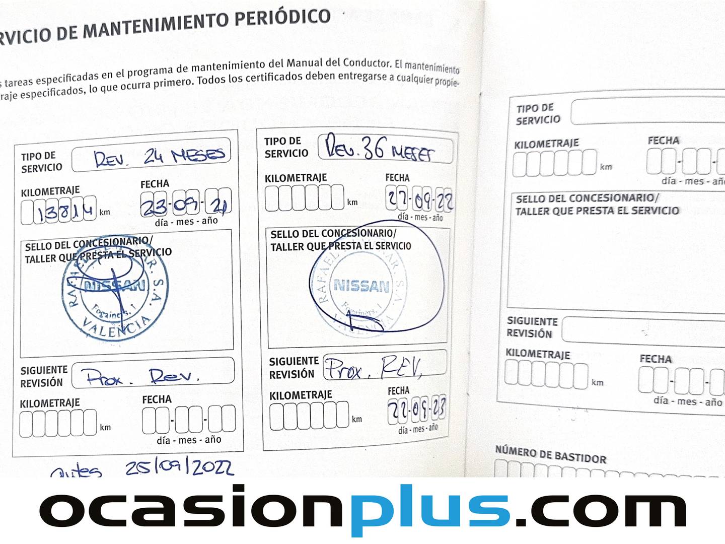 Foto del mantenimiento del Nissan QASHQAI Nissan Qashqai DIG-T 140 Acenta 4x2 (140 CV)