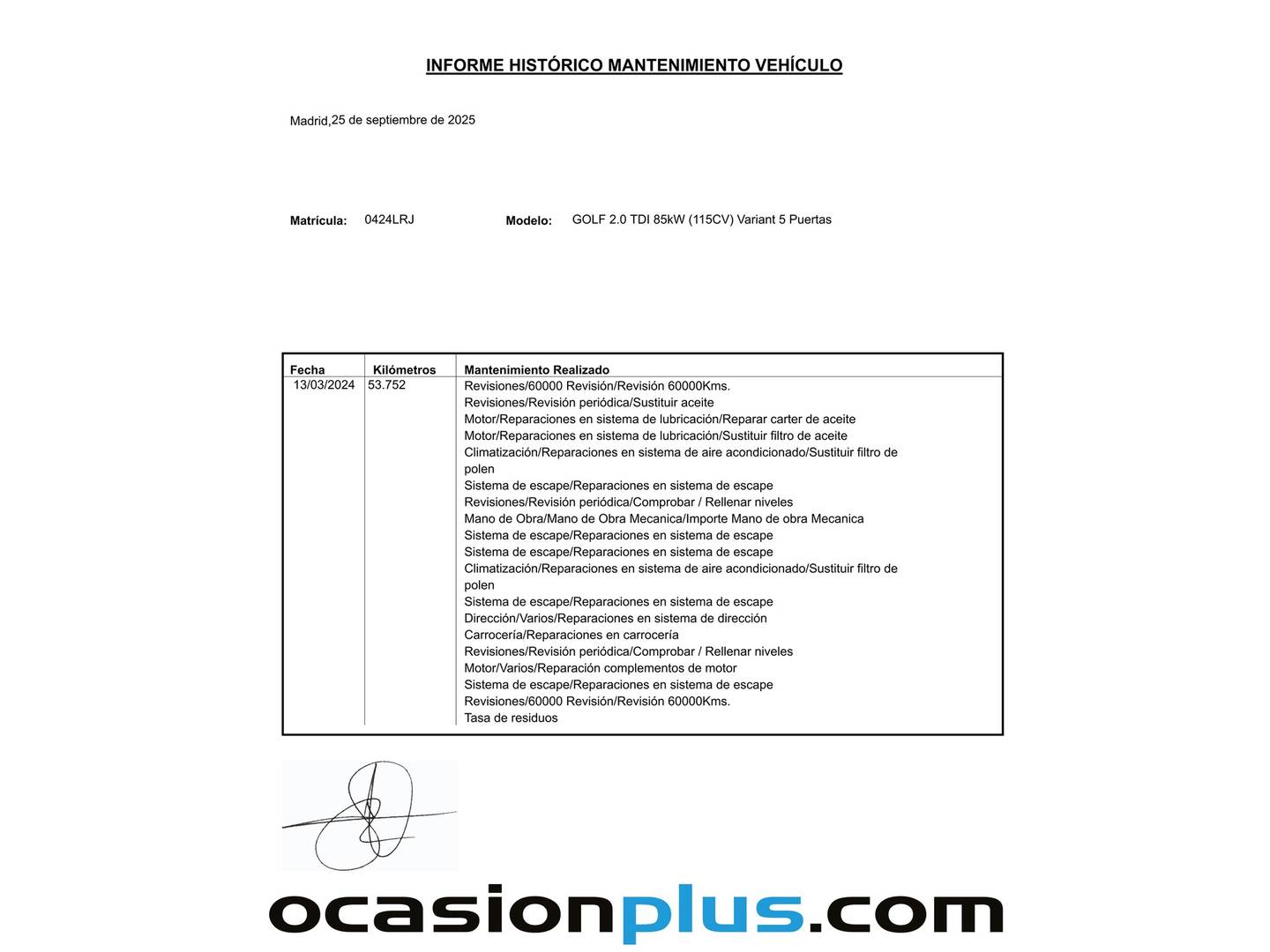 Foto Volkswagen Golf Volkswagen Golf Variant Variant 2.0 TDI (115 CV)