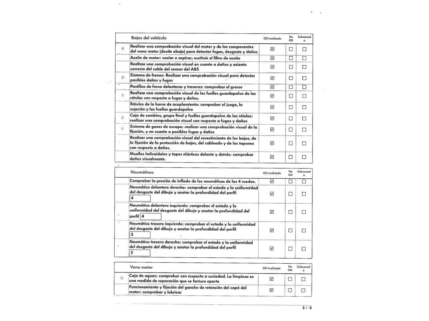 Foto del mantenimiento del Skoda Octavia Skoda Octavia 2.0 TDI Selection DSG (150 CV)