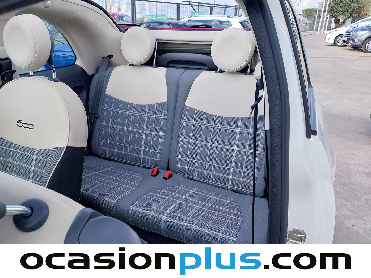 Foto asientos traseros Fiat 500C Fiat 500C 1.2 8v Cabrio Lounge (69 CV)