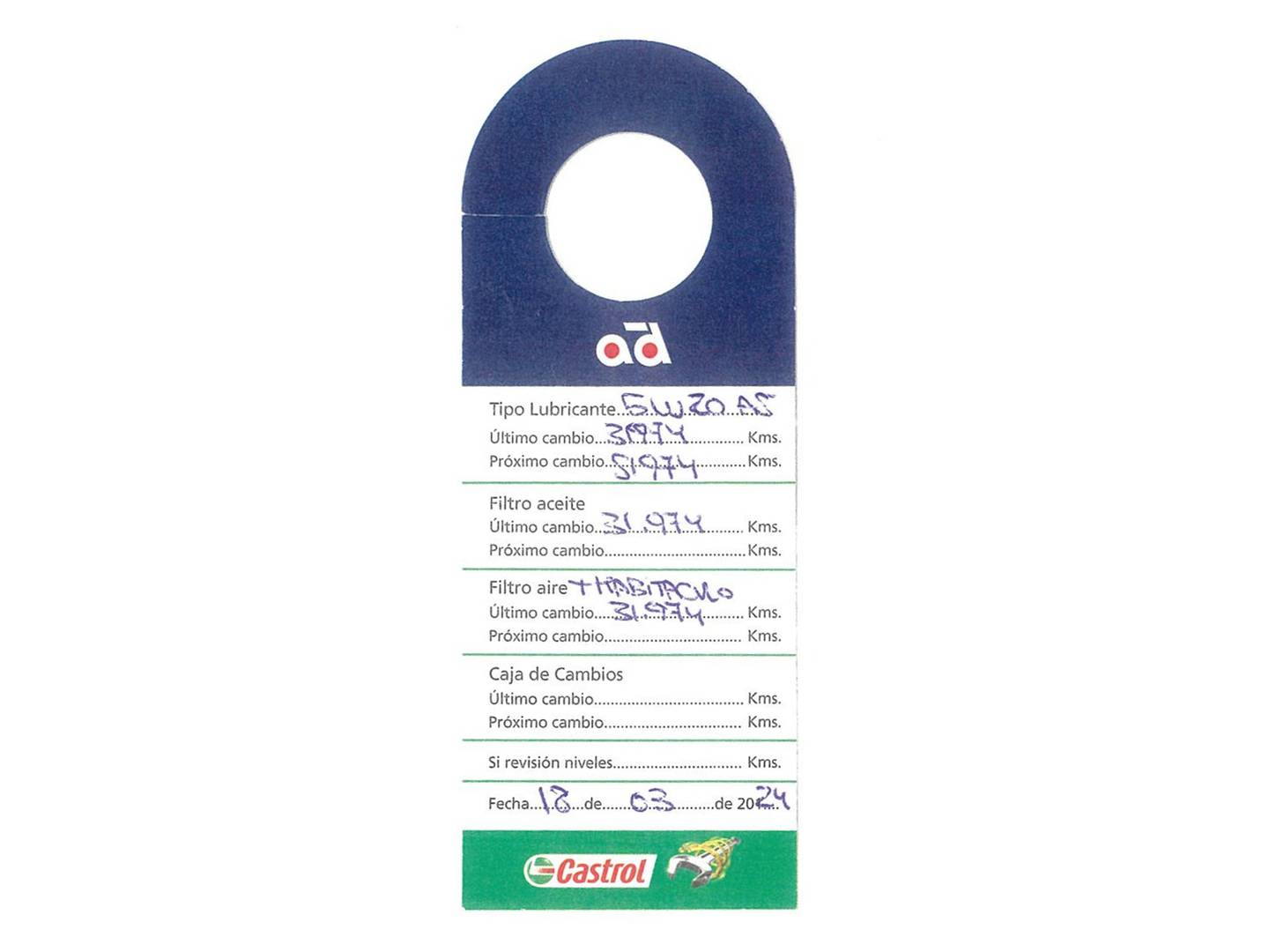 Foto del mantenimiento del Ford Focus Ford Focus 1.0 Ecoboost S&S ST-Line (125 CV)