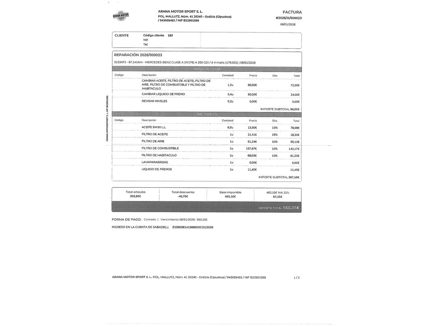 Foto Mercedes Clase A Mercedes-Benz Clase A 200 d (136 CV) Pack AMG