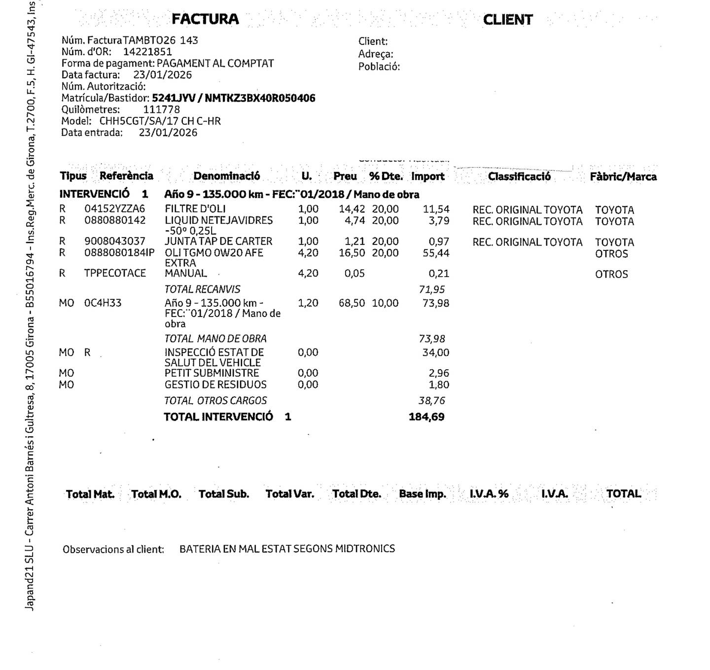 Foto Toyota C-HR Toyota C-HR 1.8 125H Advance (122 CV)