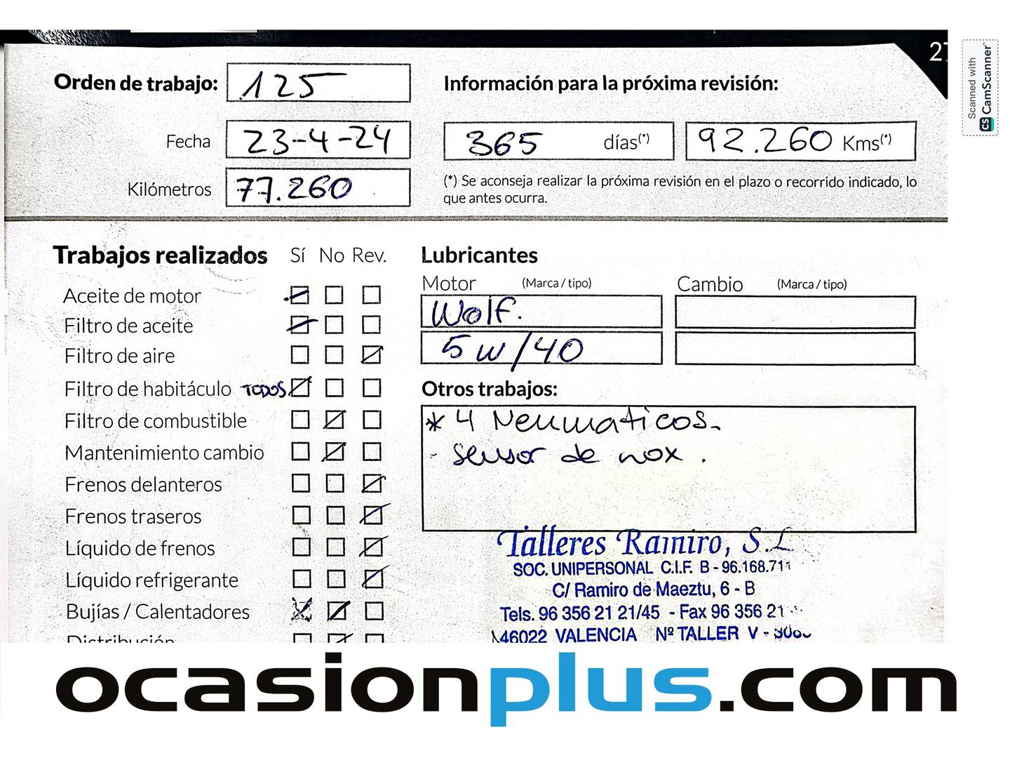 Foto del mantenimiento del Mercedes Clase C Mercedes Clase C C 200 Coupe (184 CV) Pack AMG
