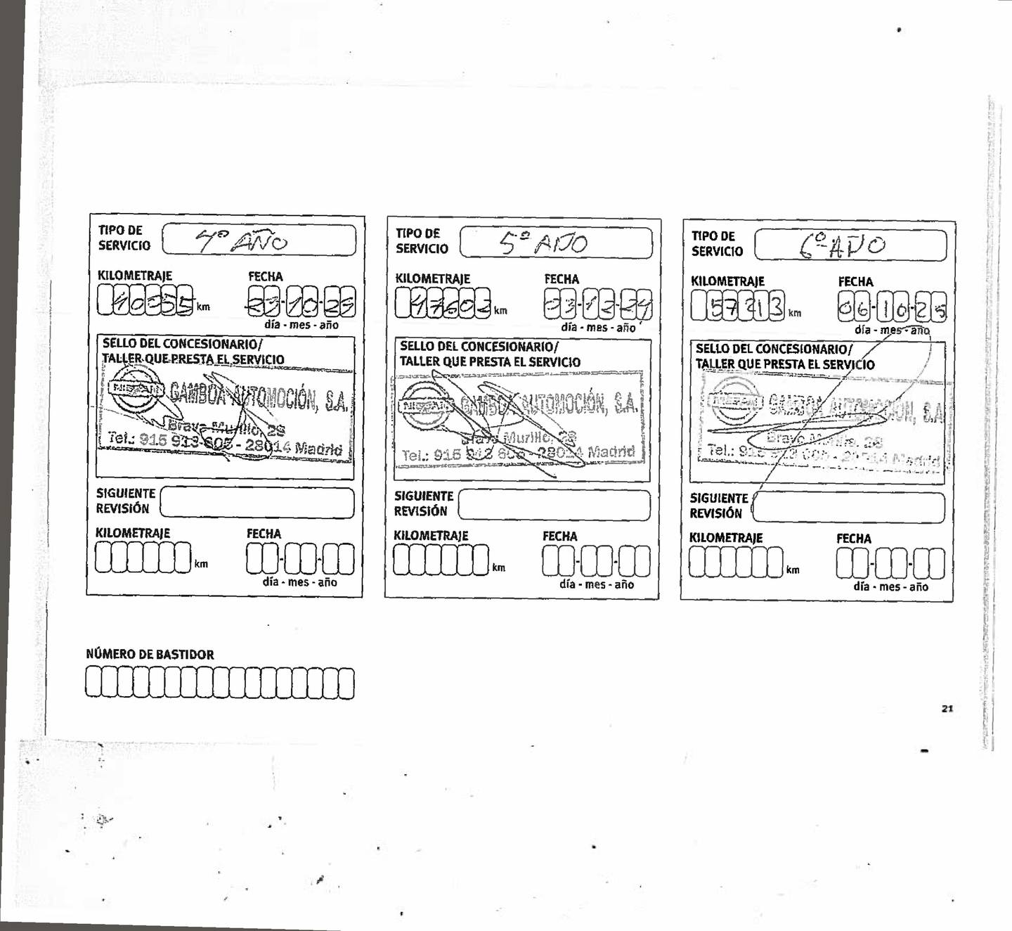 Foto del mantenimiento del Nissan Micra Nissan Micra IG-T 100 Acenta (100 CV)