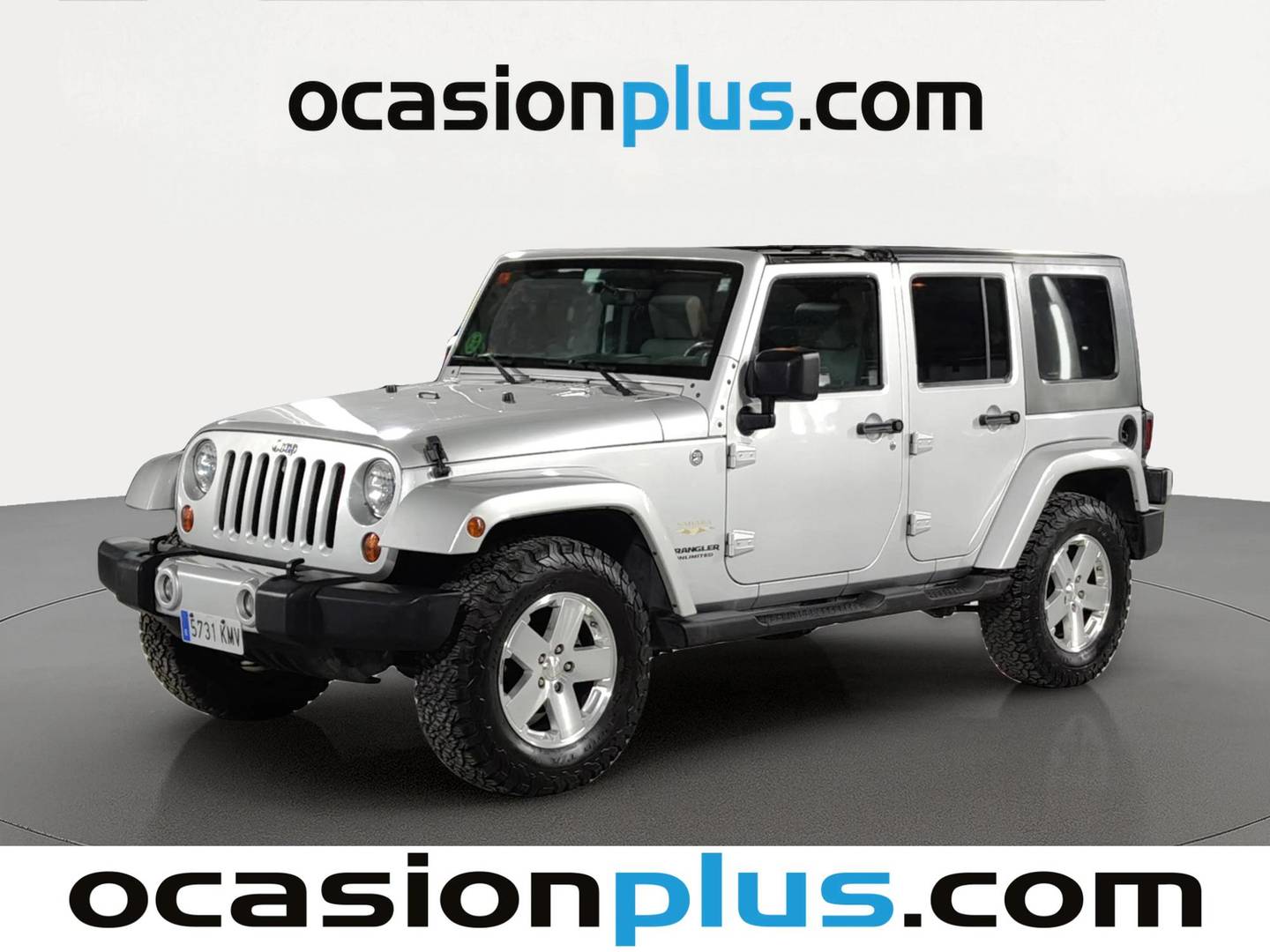 Foto delantera Jeep Wrangler Unlimited Jeep Wrangler Unlimited 3.8 V6 Sahara Auto (199 Cv) 4x4 derecha
