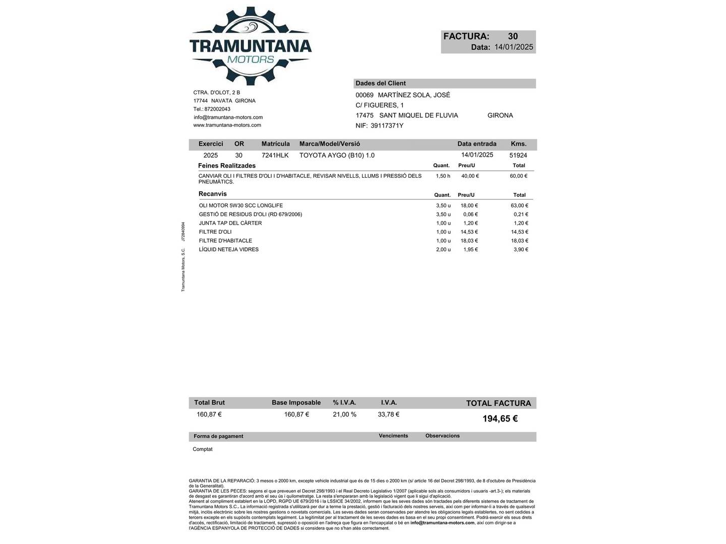 Foto Toyota Aygo Toyota Aygo 70 Live  (68 CV)