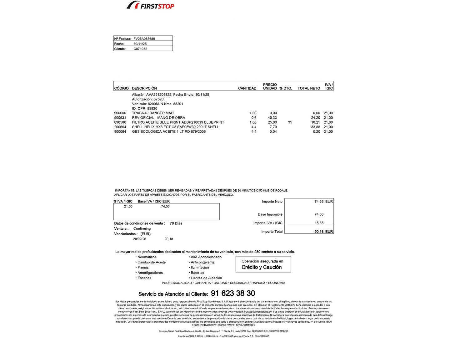 Foto del mantenimiento del KIA Ceed KIA Ceed 1.6 MHEV iMT Drive (136 CV)