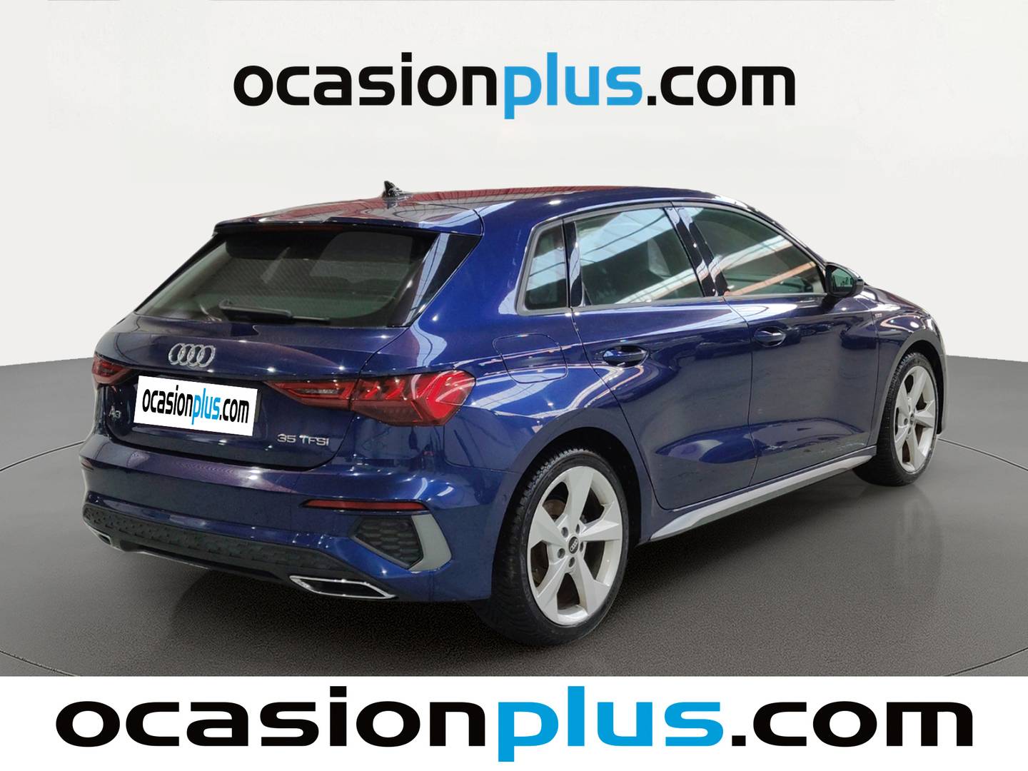 Foto trasera Audi A3 Sportback Audi A3 Sportback S line 35 TFSI 110 kW (150 CV) S tronic izquierda