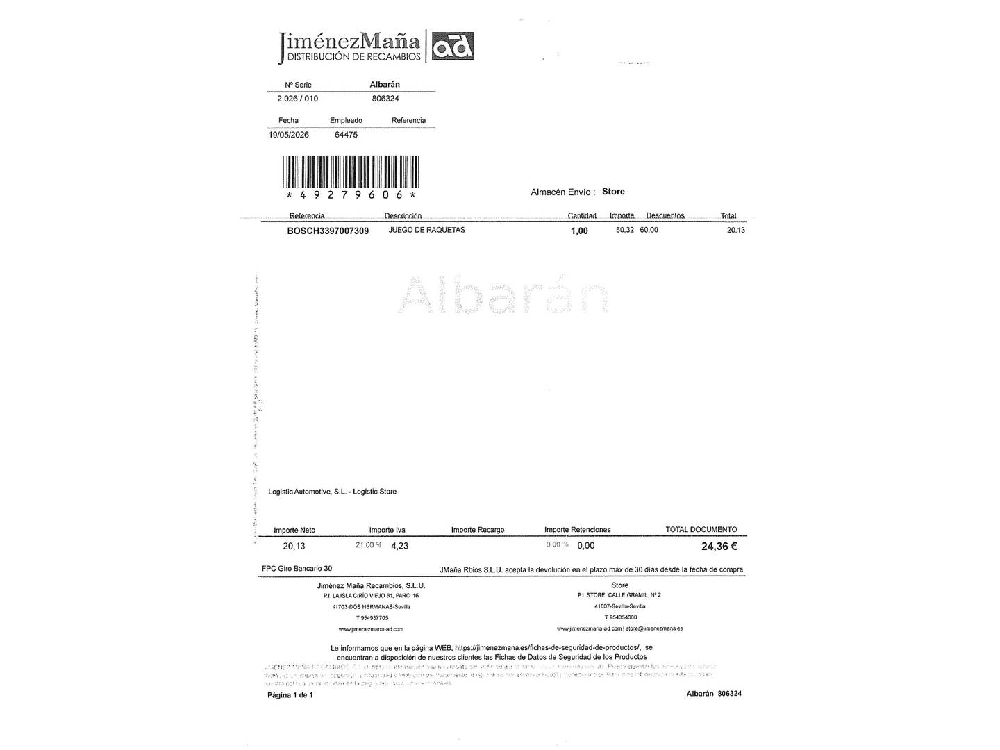Foto del mantenimiento del BMW Serie 2 Active Tourer BMW Serie 2 216d Active Tourer (116 CV)